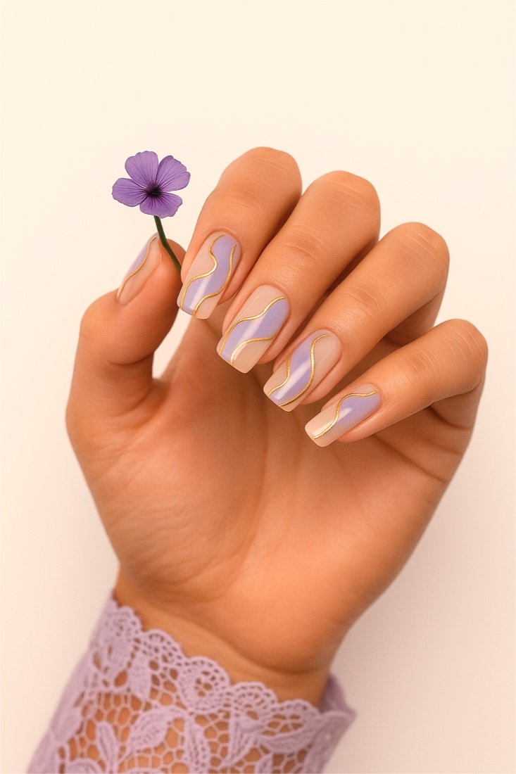 Nailedd It press-on nails on model