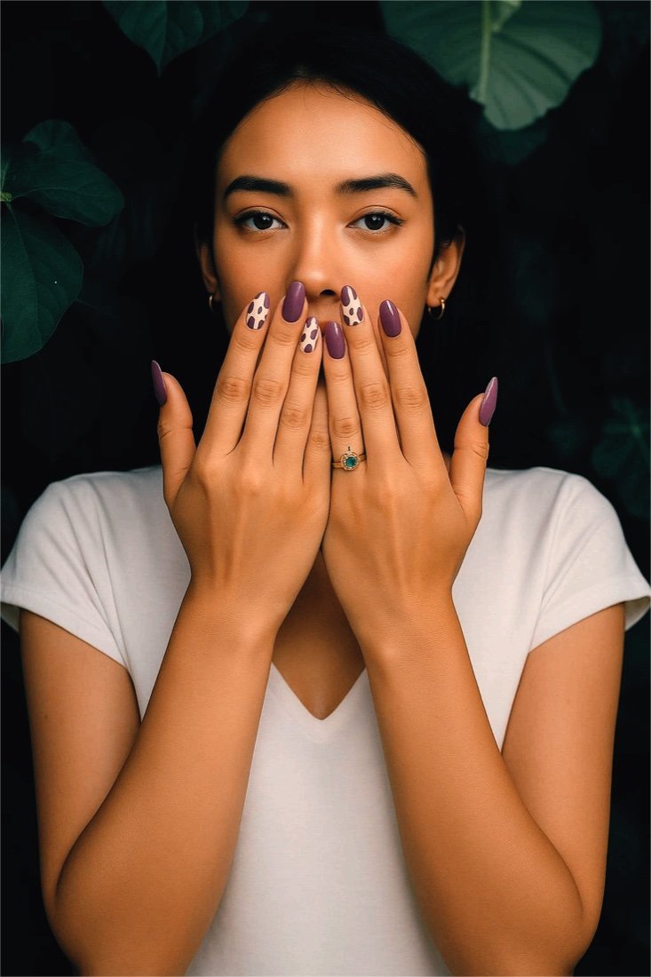 Nailedd It press-on nails on model