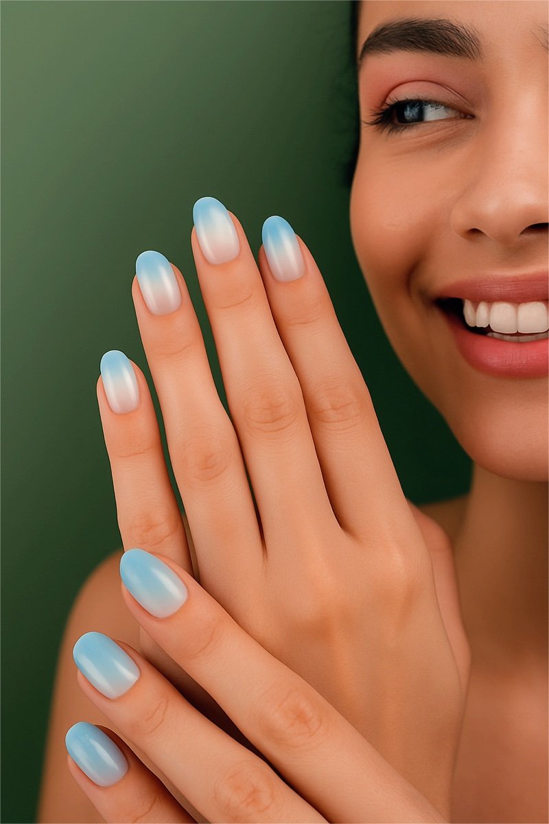 Almond press-on nails